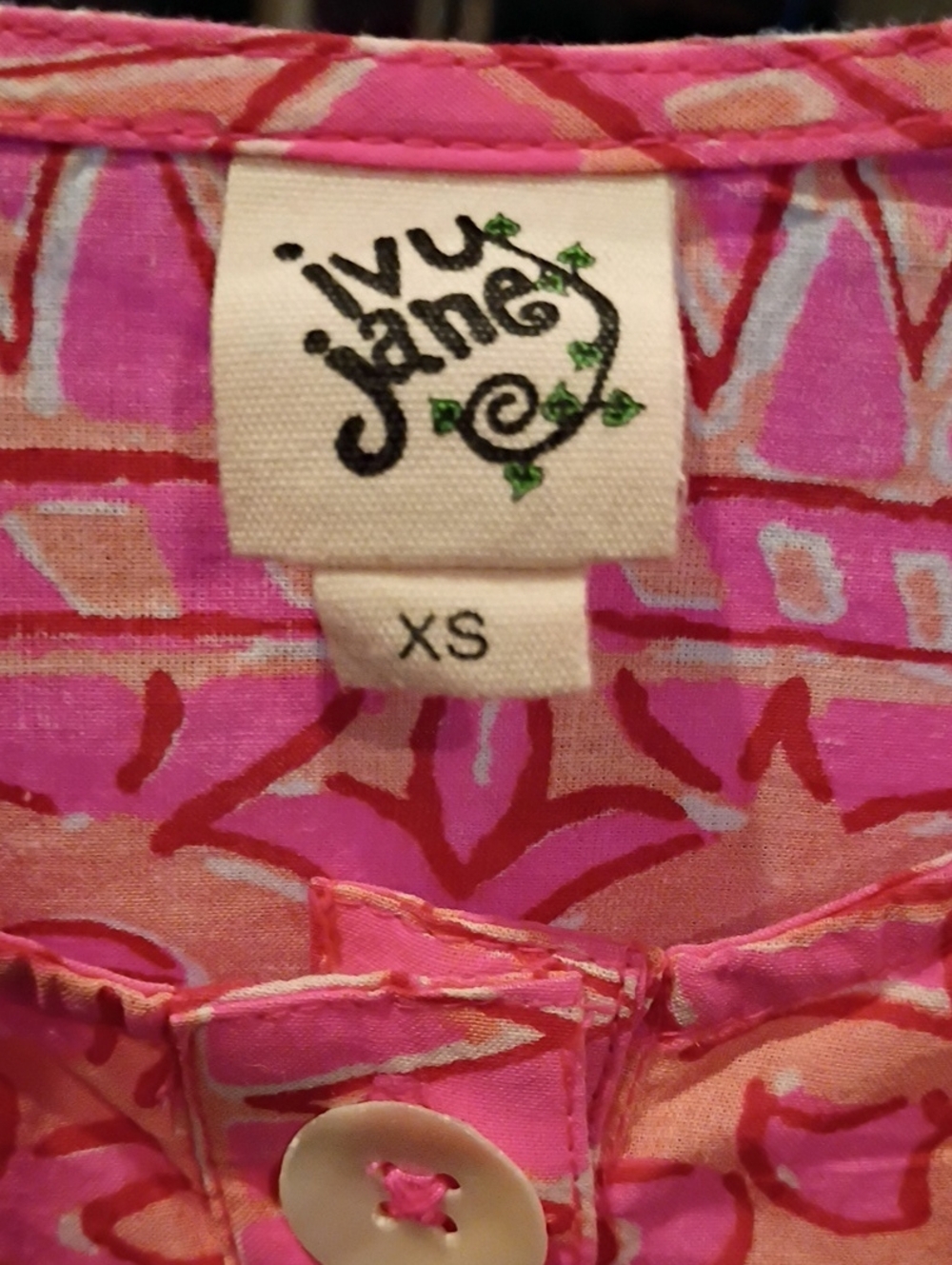 Ivy Jane Pink Patterned Blouse